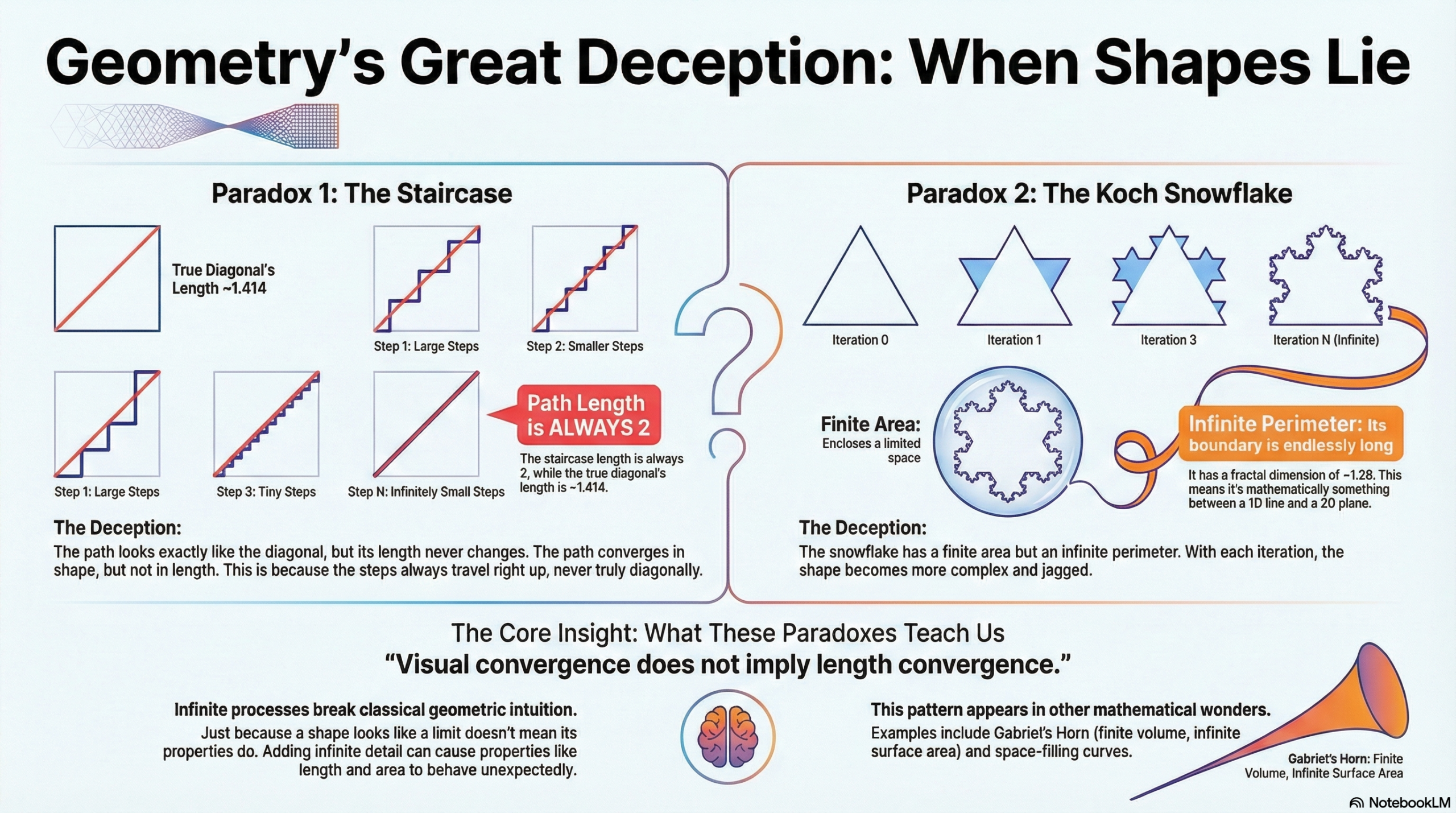 The Staircase Paradox: Why Your Eyes Are Lying to You About Geometry